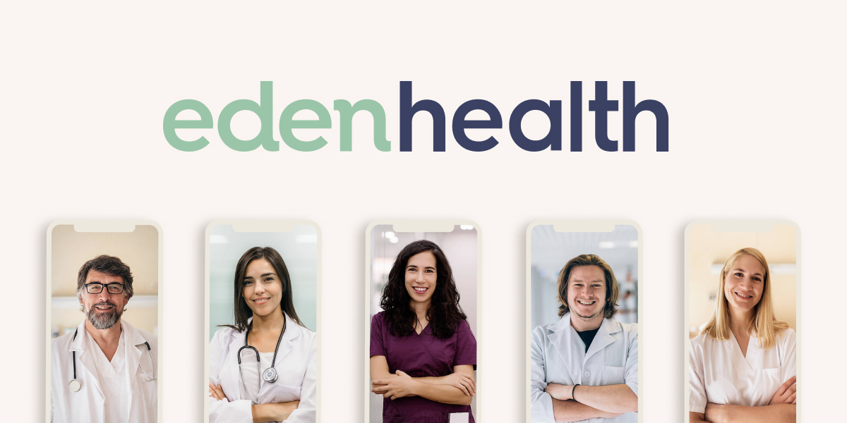 Eden Health - Website Design for Healthcare / Tech Company Startups