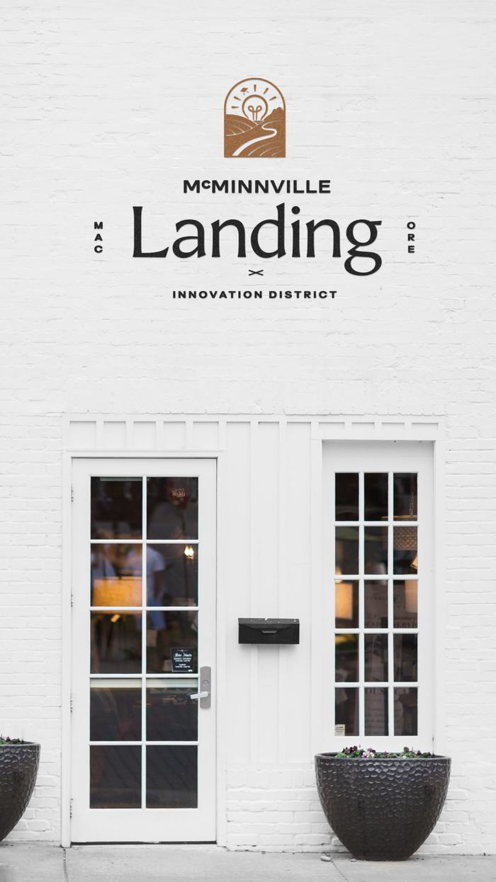 McMinnville Landing Signage