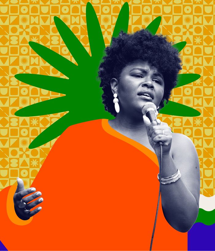 Portrait of vocalist