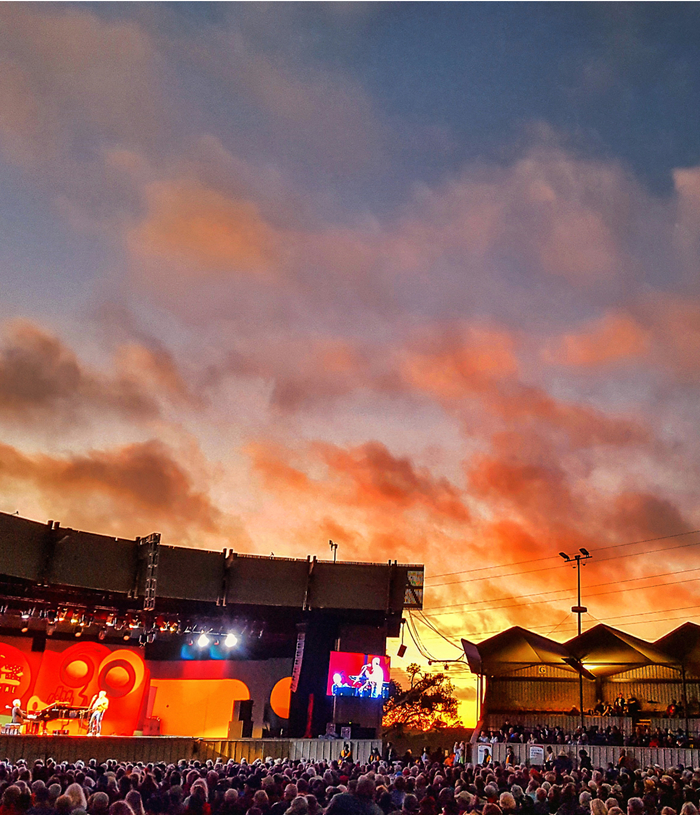 Sunset at Monterey Jazz Festival 