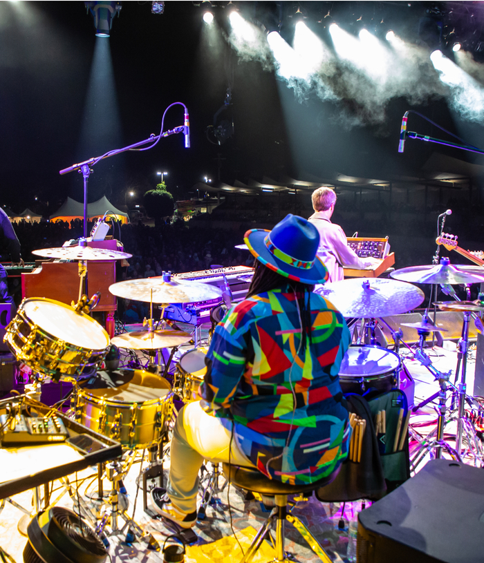 Drummer at Monterey Jazz Festival 