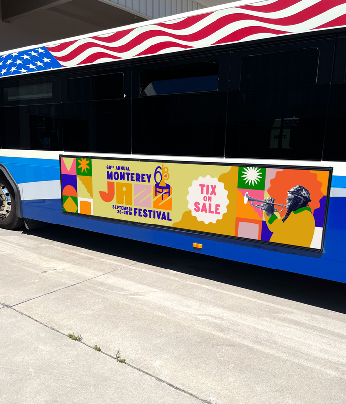 Monterey Jazz Festival Bus Ad