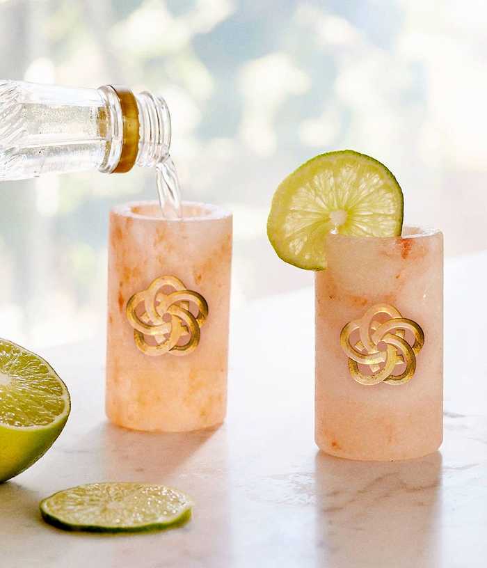 Saltflower shot glasses